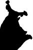 Sea Hare silhouette, logo, slug, (Aplysia californica), Aplysioidea, Aplysiidae, shape, AALV01P10_02M