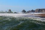 Russian River meets the Pacific Ocean, beach, sand, haystacks, ABGD01_192
