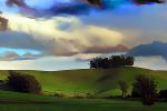 Painting of Clouds and Green Hills, ACFD01_074B