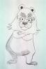 Angry Bear Cartoon, AMUV01P06_19
