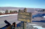 Caution watch for Snakes, near Santa-Fe, New Mexico, ARSV03P14_17