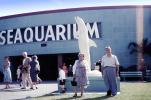 Seaquarium, building, dolphin sculpture