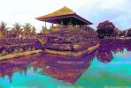 Pond, gardens, Statue, Kerta Gosa Klungkung, Bali Heritage Royal Court, CADPCD2930_135B