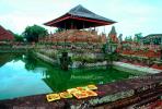 Pond, gardens, Statue, Kerta Gosa Klungkung, Bali Heritage Royal Court, landmark, offering, CADV01P03_08.0625