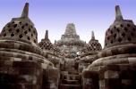 Borobudur Temple, near Magelang, Central Java, Monument, landmark, shrine, UNESCO World Heritage Site, Yogyakarta, CADV01P06_16