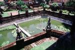Pond, gardens, Statue, Kerta Gosa Klungkung, Bali Heritage Royal Court, landmark, CADV01P13_01