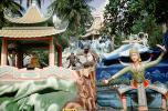 Tiger Balm Gardens, statues, gorilla, Buddha