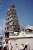 Hindu Temple Tower, Statues, shrine, effigies, Hinduism, Hindi, building, holy, CAGV01P07_15
