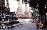 Boys, Monks, orange robes, Bangkok, CAHV02P04_06