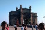 Scaffolding around India Gate, Mumbai, CAIV01P15_06.3337