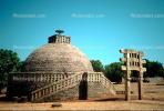 The Great Stupa at Sanchi, Eastern Gateway, Buddhist complex, Madhya Pradesh, CAIV02P05_07.0627