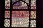 Window, latticework, Fatehpur, Sikri Rajasthan, CAIV03P03_04