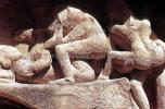 Erotic Carvings, Khajuraho, Madhya Pradesh, Temple, India, CAIV03P05_09