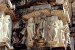 Erotic Carvings, Khajuraho, Madhya Pradesh, Temple, India, CAIV03P06_02