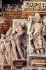 Erotic Carvings, Khajuraho, Madhya Pradesh, Temple, India, CAIV03P06_03