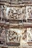 Erotic Carvings, Khajuraho, Madhya Pradesh, Temple, India, CAIV03P06_05