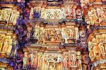 Erotic Carvings, Khajuraho, Madhya Pradesh, Temple, India, CAIV03P06_17B