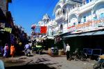 motorscooter, shops, buildings, Jodhpur