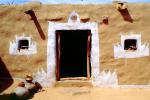 Door, Doorway, Entrance, Adobe, Windows, Thar Desert, Rajasthan, Dirt, soil, CAIV03P15_01