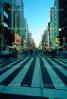Crosswalk, Buildings, shops, highrise, night, nighttime, twilight, dusk, Ginza District, Tokyo, dawn, glitz, CAJV01P15_03.0628