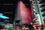 Buildings, shops, highrise, night, nighttime, Ginza District, Tokyo, CAJV02P01_07.0628