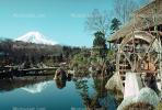 Mount Fuji, Oshino, sacred place, shrine, water Wheel, lake, reflection, CAJV03P04_17.0629