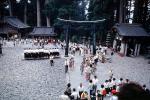 People, crowds, Torii gate, Nikko, CAJV03P07_16