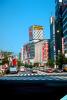 cars, taxi cab, crosswalk, buildings, Ginza District, CAJV03P13_09.0635