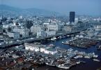 Harbor, Docks, skyline, buildings, boats, cityscape, Kobe, CAJV03P14_19