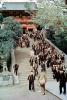 vintage, schoolgirl, schoolboy, female, male, uniforms, steps, stairs, CAJV04P09_08