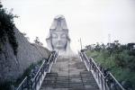 Buddha, vintage, steps, stairs