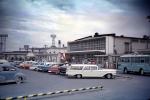 Parked Cars, U.S. Navy Commisary Store, automobile, vehicles, Yokohama, June 1960, 1960s, CAJV04P10_01