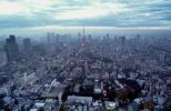 Tokyo Skyline, buildings, hazy, CAJV05P13_08