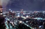 night, nighttime, Cityscape, skyline, building, skyscraper, Tokyo, CAJV06P02_09