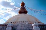 Stupa Boudhanath, Dome, Kathmandu, Sacred Place, Buddhist Shrine, temple, building, CANV01P04_01.3339