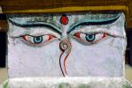 Buddha's Eyes, Stupa Boudhanath, Sacred Place, Kathmandu, Buddhist Shrine, temple, building, CANV01P04_04B