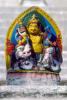 Small Shrine, Deity, Stupa Boudhanath, Statue, Kathmandu, Sacred Place, Buddhist Shrine, temple, building, CANV01P04_09B