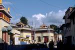 Buildings, Temple, street, shrine, Kathmandu, CANV01P04_13B
