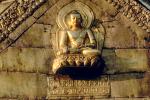 Buddha Statues, Swayambhunath, Sacred Place, Kathmandu, CANV01P06_02B