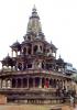 Krishna Mandir Temple, Tower, Sacred Place, Patang, Shikhara Style, CANV01P13_03.0631