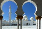 Sheikh Zayed Grand Mosque, Abu Dhabi, United Arab Emirates, white building, CAPD01_011