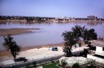 Tigris River, Trees, Buildings, Baghdad