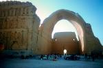 Taq-i Kisra, ancient ruins of Ctesiphon, famous landmark, Mesopotamia, 1950s, CAQV01P02_05.3340