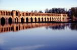 Water, Reflection, Esfaha, Bridge-of-33-arches, Zayandeh River, Isfahan, CARV02P02_09