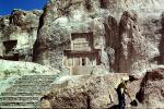 Naqsh-e Rustam, Necropolis, Marvdasht cultural complex, Cliff Dwellings, Cliff-hanging Architecture, Landmark, Fars province, Iran
