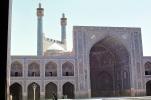 Jameh Mosque, J meh Mosque of Isfah n, Esfahan, landmark, minaret, CARV03P02_14