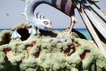Bird sculpture, resort, Kish Island, Hormozgan Province, Persian Gulf