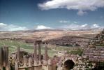 Columns, ruins, Jerash, Gerasa of Antiquity, Greco-Roman city of Gerasa, Jordan, CASV01P01_08