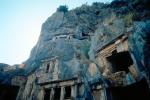 Cliff Dwellings, Cliff-hanging Architecture, Myra, Cave Entrance
