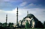 Minaret, Mosque, landmark, Istanbul, CAUV01P07_17